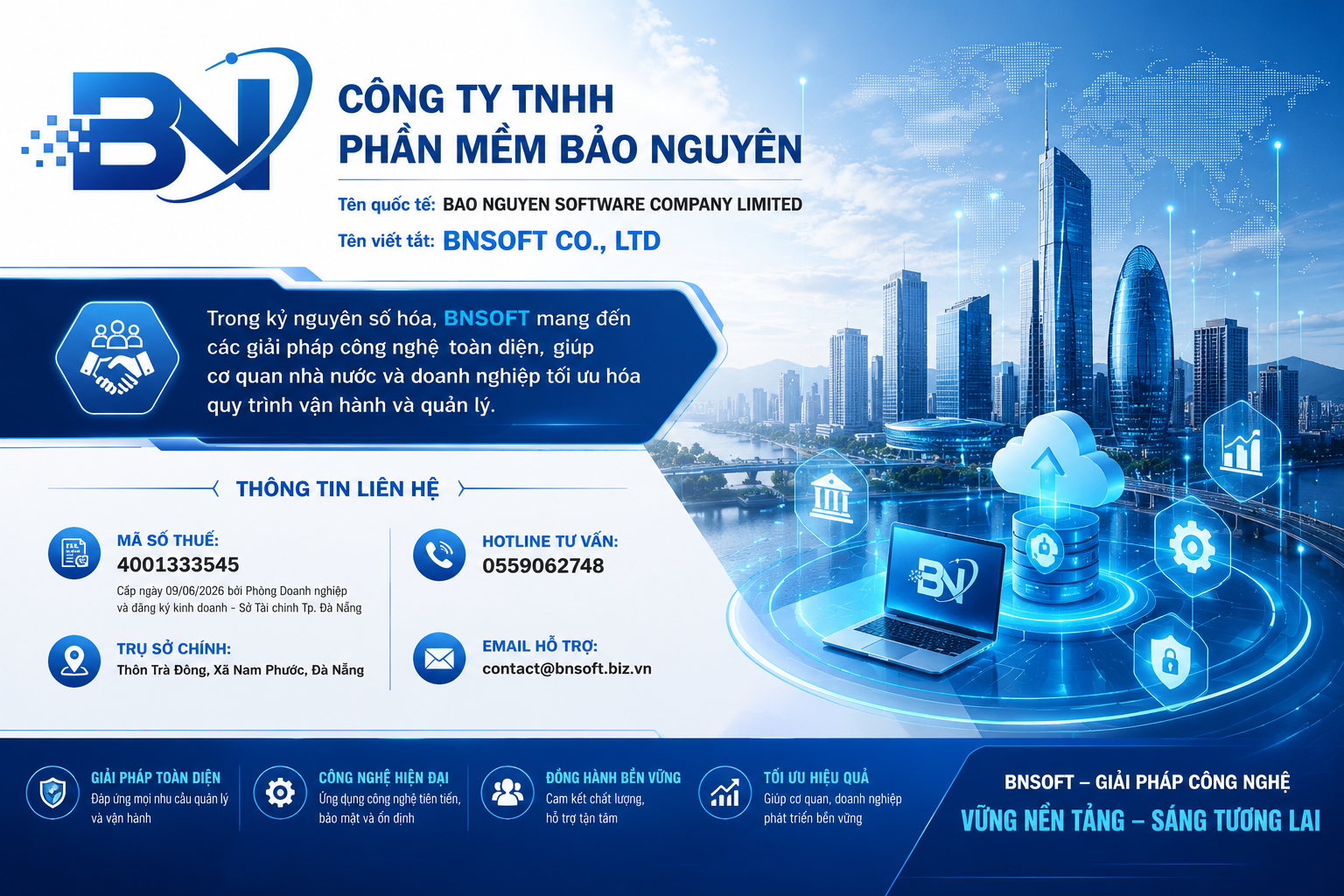 BNSOFT chính thức ra mắt nền tảng SaaS thương mại mới