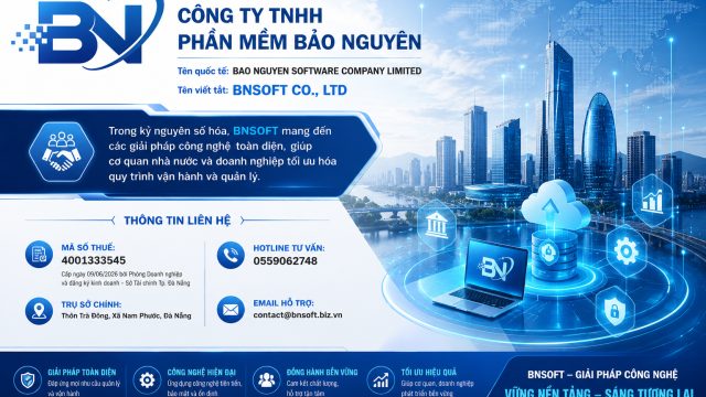 BNSOFT chính thức ra mắt nền tảng SaaS thương mại mới